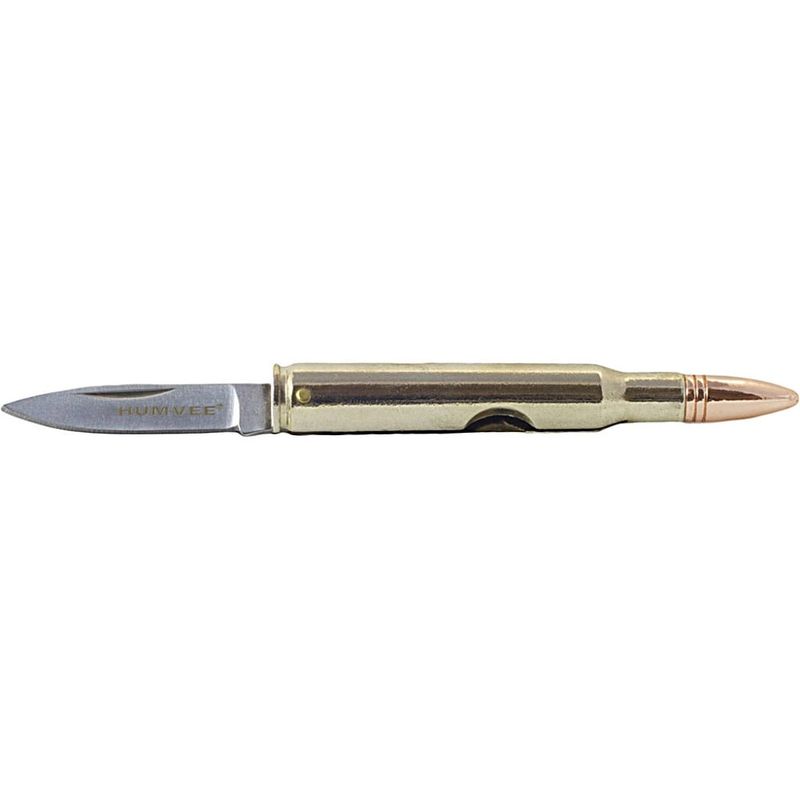 Campco Humvee Steel Blade Bullet Pocket Knife