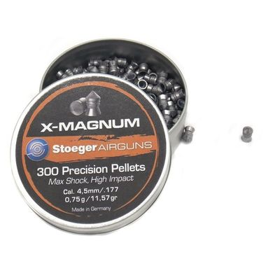 Stoeger .177 cal  X-Magnum Precision Pellets 300 Pack