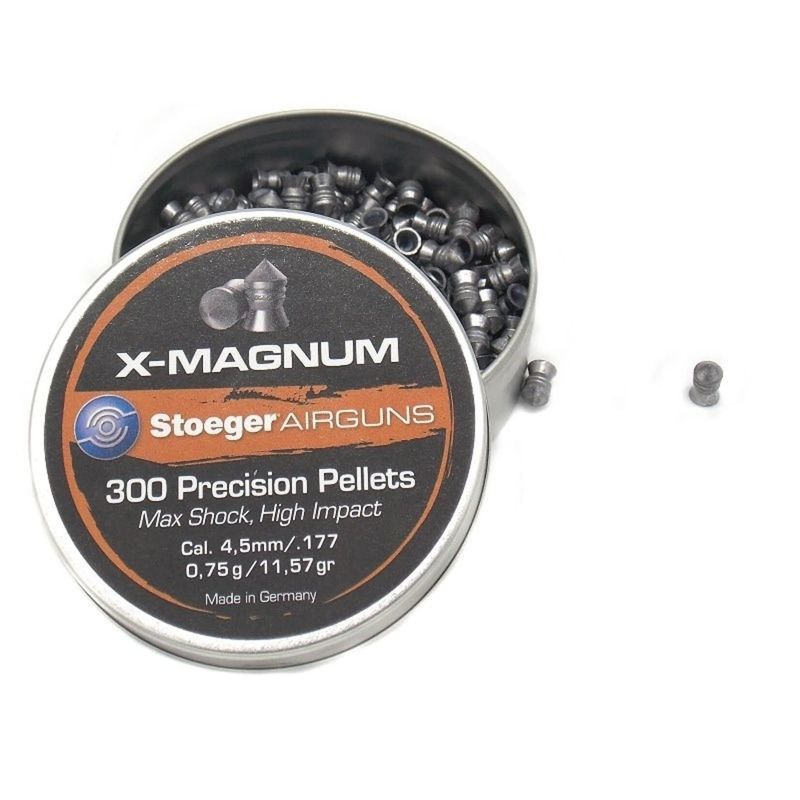 Stoeger .177 cal  X-Magnum Precision Pellets 300 Pack