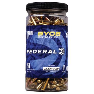 Federal 17 HMR 17 Grain TNT 250 Bottle (BYOB)