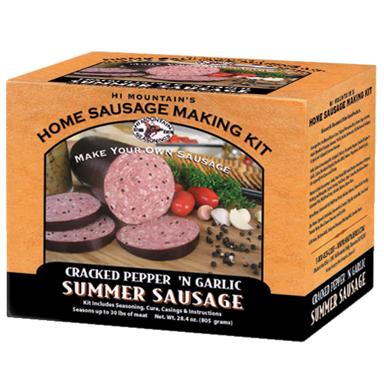 Hi Mountain Cracked Pepper &#39;n Garlic Summer Sausage Kit Kit