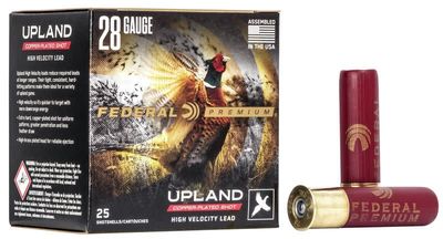 Federal Upland High Velocity 28 Gauge 3/4Oz #6 Copper Plated Lead