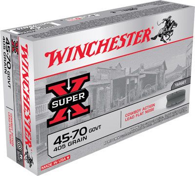 Winchester Super-X Cowboy Action 45-70 Govt 405 Grain Lead Flat Nose