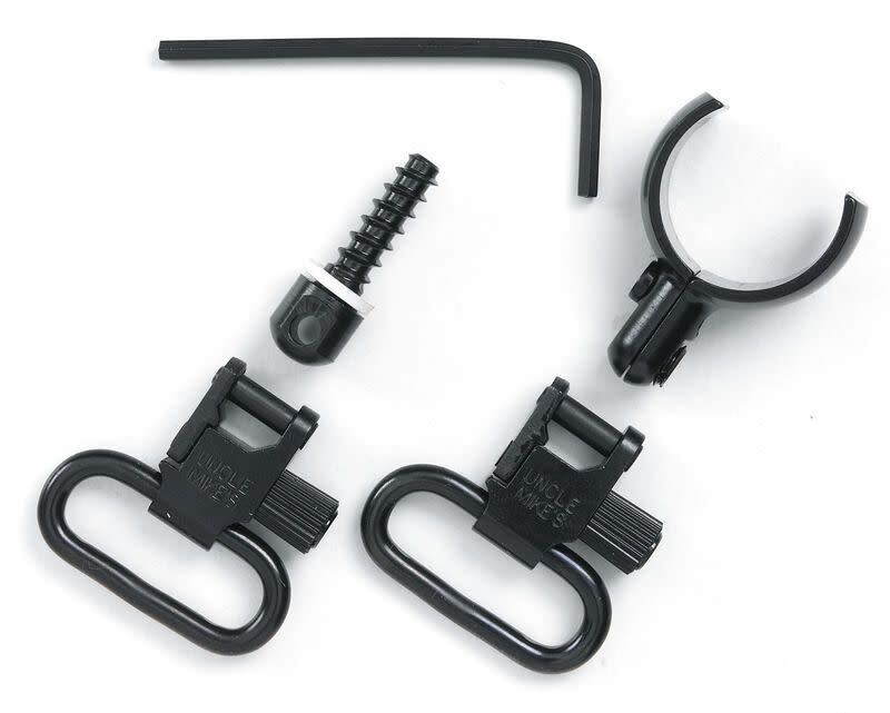 UNCLE MIKE'S Sentinel Supporto Per Torcia Elettrica – Fissaggio Web Per Fucile – Cinturino In Nylon Nero – Porta Torcia D/C Cell