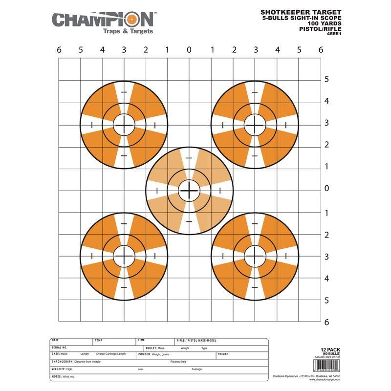 Champion Shotkeeper Target Large 12 Pack