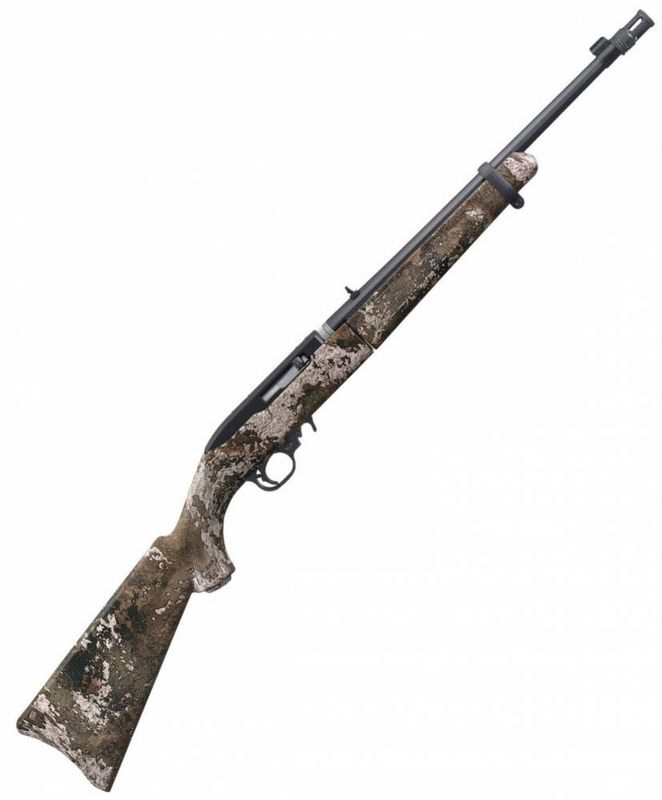 Ruger 10/22TD Take-Down Semi-Automatic Rifle, Synthetic Camo Stock, 22 LR