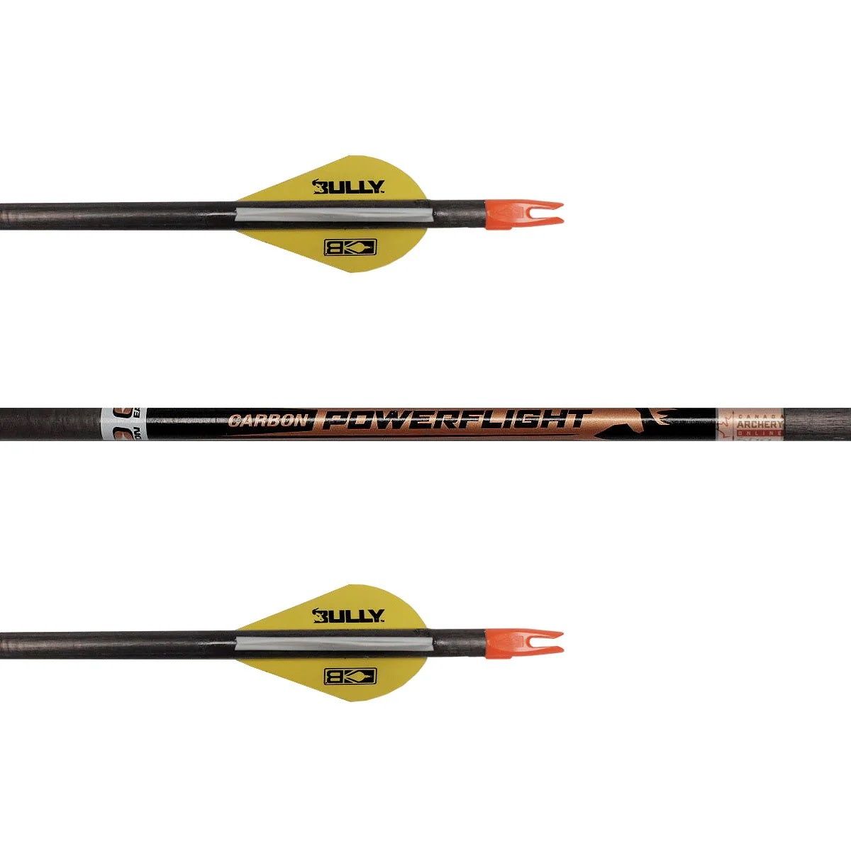 Easton Powerflight Carbon Arrow (Fletched w/Vanes) 300 Each