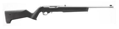 Ruger 10/22 Carbine Semi-Automatic Rifle Magpul MOE X-22 Stock , Stainless 18.5&quot;, 22 LR