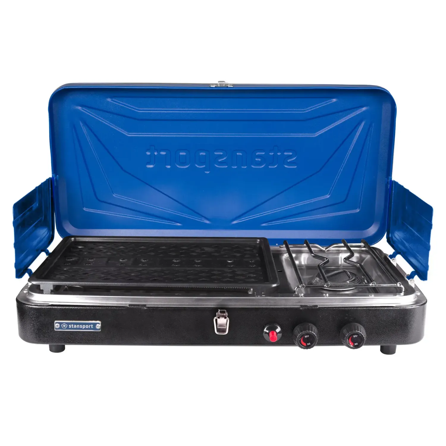 Stansport Propane Stove and Grill Combo Blue