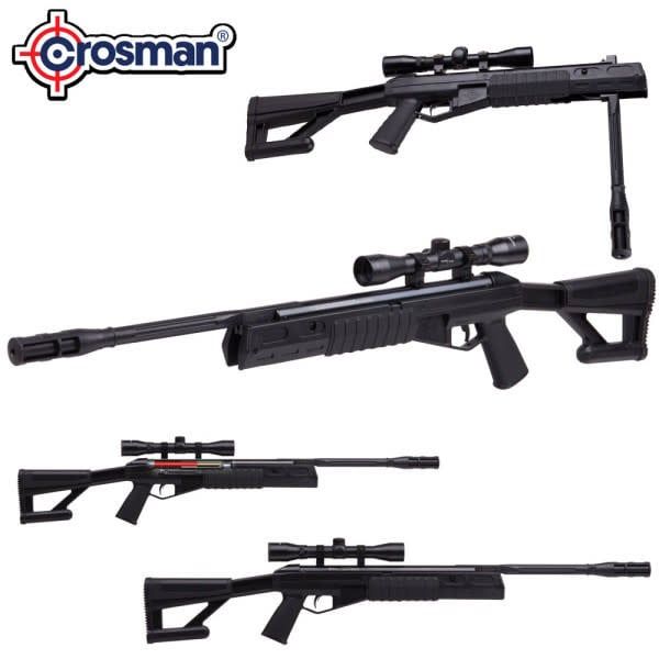 Crosman TR77NPS (Black) Nitro Piston Powered Break Action Air Rifle, .177, 495 FPS