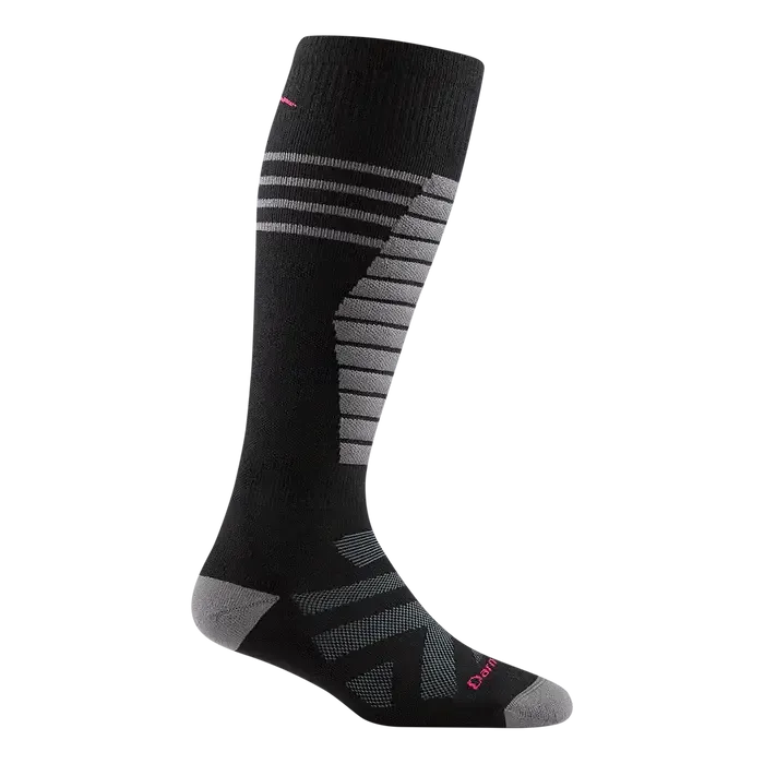 Darn Tough Women&#39;s Thermolite Edge Over-the-Calf Midweight Ski &amp; Snowboard Sock Small Black