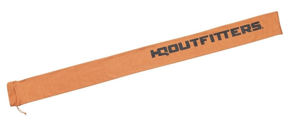 HQ Outfitters HQ-GS-OG Gun Sock w/ - Silicon &amp; Moisture Wicking Orange