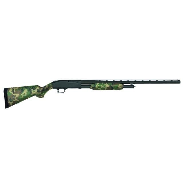 Mossberg 500 Field Pump Action Shotgun Woodland Camo 12Gauge 3&quot;, 28&quot; Barrel