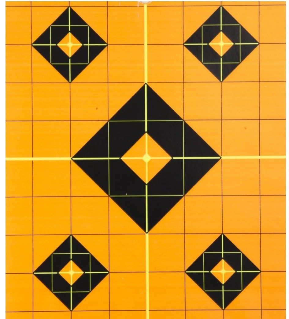 HQ Outfitters Orange peel sight in Target 8&quot;x8&quot;, 5 Pack