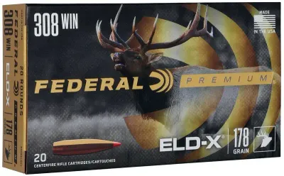 Federal Premium 308 Win 178 Grain ELD-X