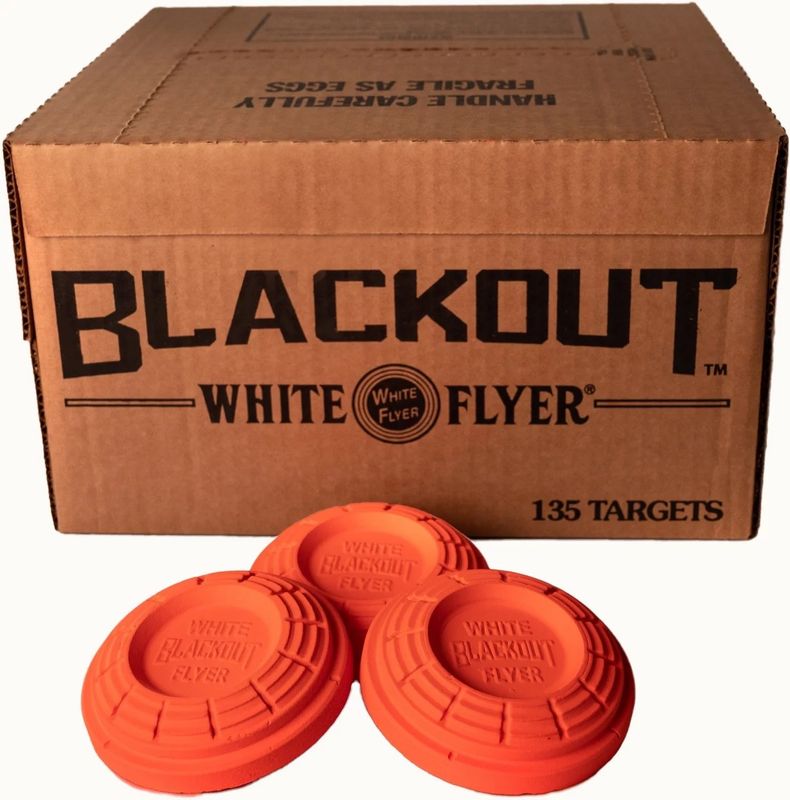 Whiteflyer BLACKOUT® Sporting Clay Targets Orange