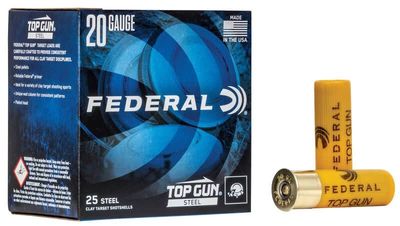 Federal 20 Gauge 2 3/4&quot; 7/8 Oz #7 Top Gun Target Load