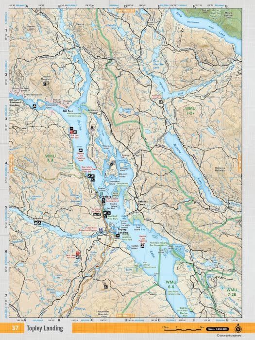 Backroads Mapbooks British Columbia Topo Maps Topley Landing (NOBC37)