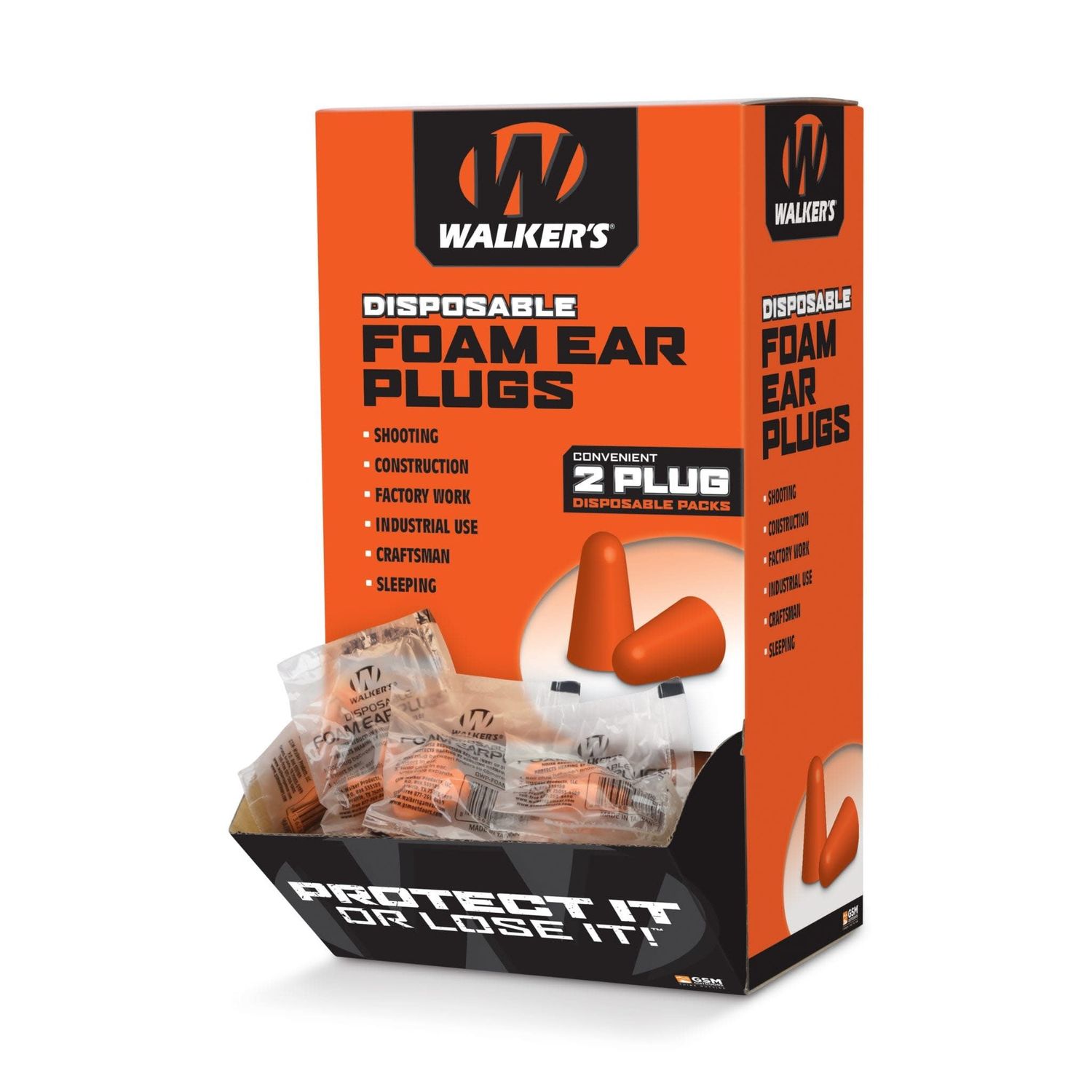 Walker&#39;s Disposable Foam Ear Plugs