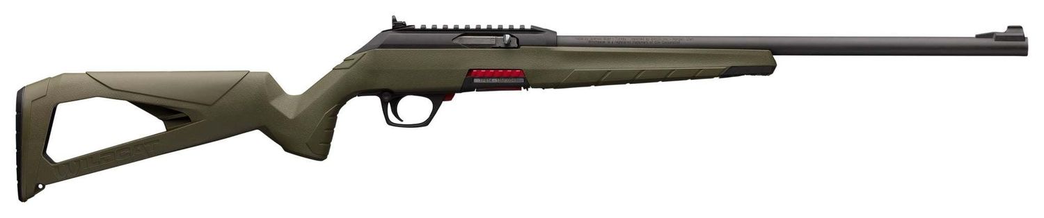 Winchester Wildcat Rimfire Semi-Auto Rifle, 18&quot;, OD Green Synthetic Stock, 22 LR