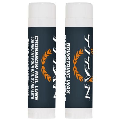 Allen Titan Crossbow String Wax &amp; Rail Lube Combo, White