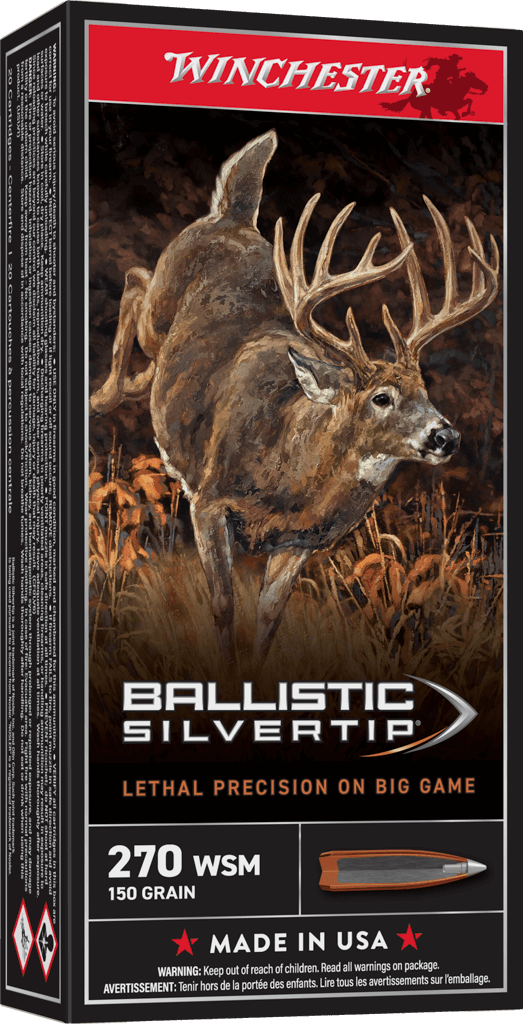 Winchester 270 WSM 150 Grain Ballistic Silvertip
