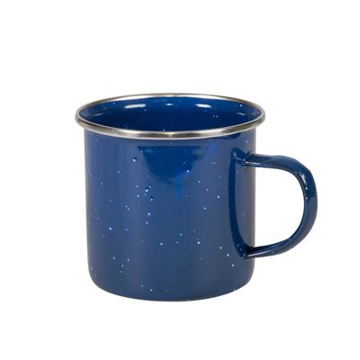 Stansport Enamel Coffee Mug 12 Oz Blue