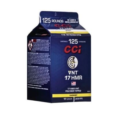 CCI 17 HMR 17 Grain VNT 125/box (923CC)