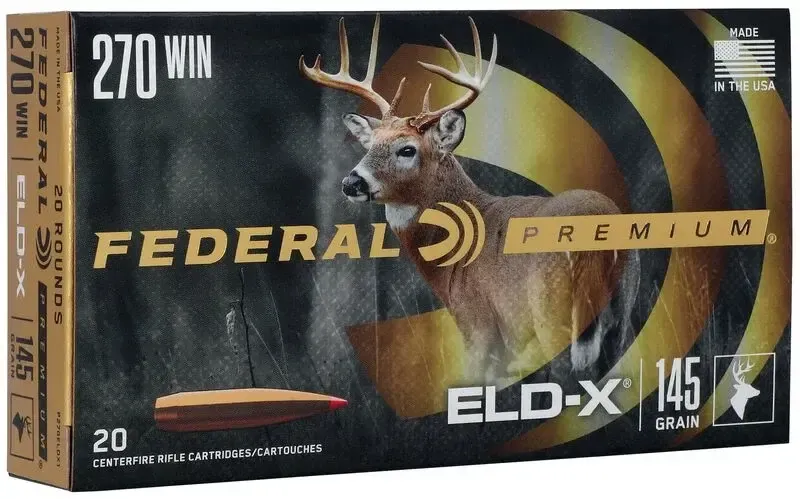 Federal Premium 270 Win 145 Grain ELD-X