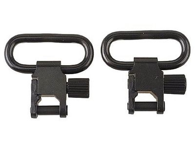 Uncle Mike&#39;s 1&quot; Quick-Detach Swivels, Matte (this set does not include studs/screws)