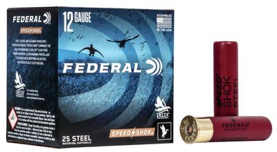 Federal 12 Gauge 3 1/2&quot; 1 3/8 Oz BBB Steel Shot