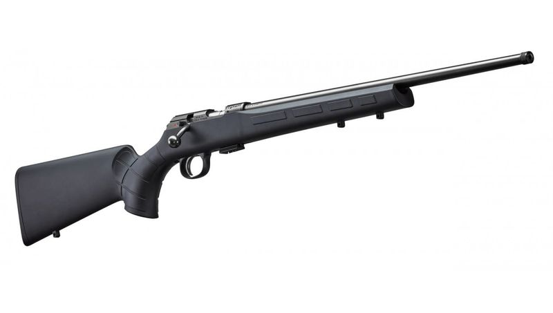 CZ 457 Synthetic Bolt Action Rimfire Rifle 22 LR 20" Barrel Black/Blued CZ 457 Synthetic Bolt Action Rimfire Rifle 22 LR 20" Barrel Black/Blued