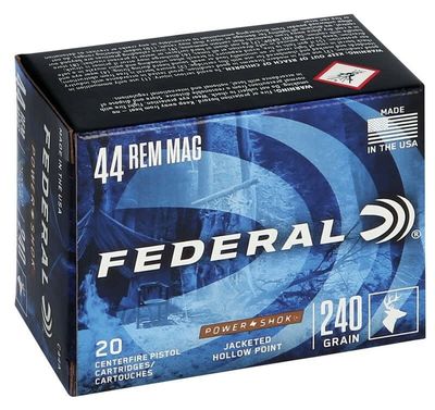 Federal 44 Rem Mag 240 Grain JHP