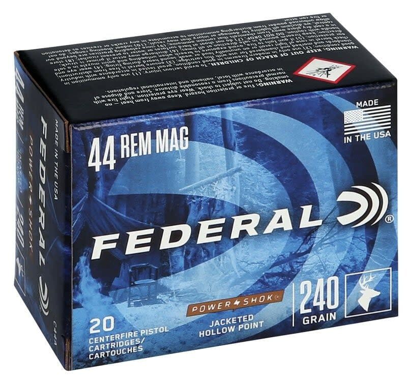 Federal 44 Rem Mag 240 Grain JHP