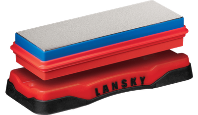 Lansky Double sided Diamond Bench Stone, Coarse/Fine