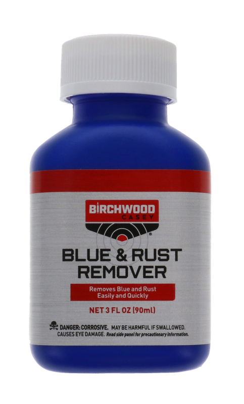 Birchwood Casey Blue &amp; Rust Remover 3 Oz Bottle