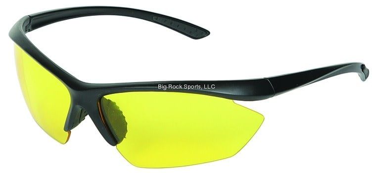 Allen Shooting Glasses, Colour: Black Frame with Yellow Lens