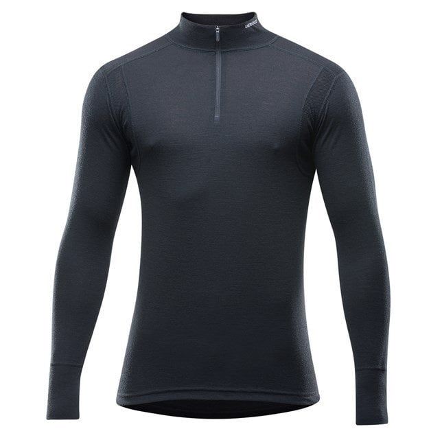 Devold Hiking Man Halfzip Neck, Size: Small, Colour: Black