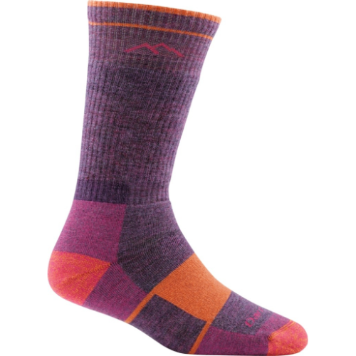 Darn Tough Women&#39;s Hiker Boot Midweight Hiking Socks, Cushioning: Cushion, Size: Small (Women&#39;s 4.5-7), Colour: Plum Heather