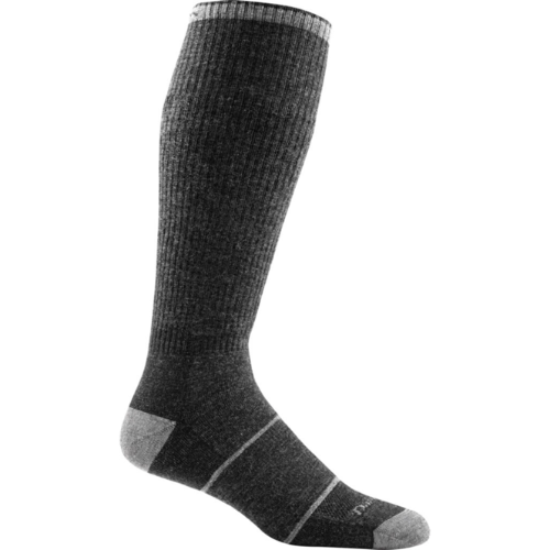 Darn Tough Men&#39;s Paul Bunyan Over-The-Calf Midweight Work Socks, Cushioning: Full Cushion, Size: Small (Men&#39;s 6-8), Colour: Gravel