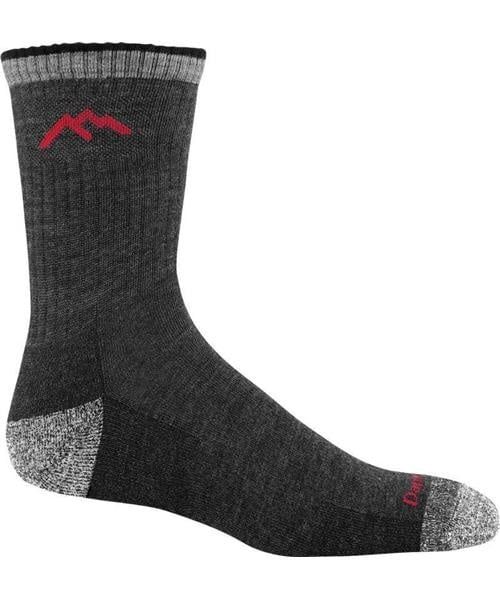  Darn Tough Men&#39;s Hiker Micro Crew Midweight Hiking Socks, Cushioning: Cushion, Size: Medium (Men&#39;s 8-9.5), Colour: Black