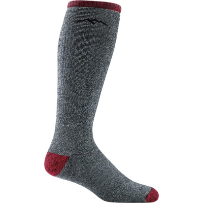 Darn Tough Men&#39;s Mountaineering Over-The-Calf Heavyweight Hiking Socks, Cushioning: Full Cushion, Size: Medium (Men&#39;s 8-9.5), Colour: Smoke