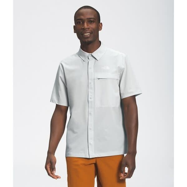 The North Face Men&#39;s First Trail Short Sleeve Shirt, Size: Small, Colour: Tin Grey