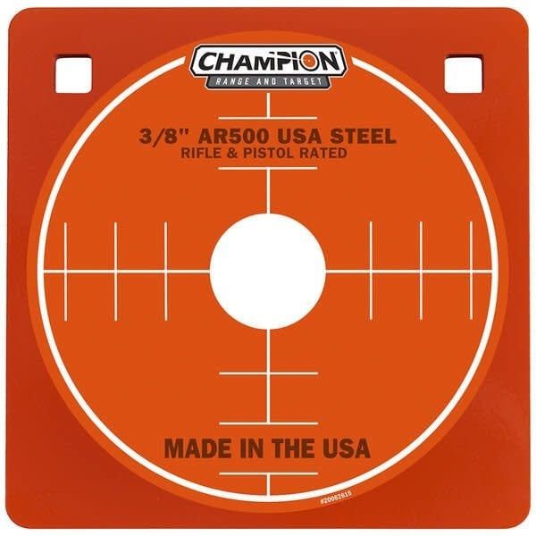Champion Center Mass AR500 Steel Targets, Size: 8 inch (Square)