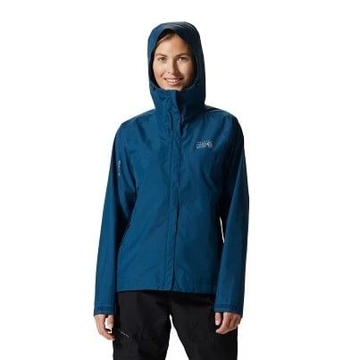 Mountain Hardwear Women&#39;s Exposure/2™ Gore-Tex Paclite Jacket, Size: Extra Small, Colour: Dark Caspian