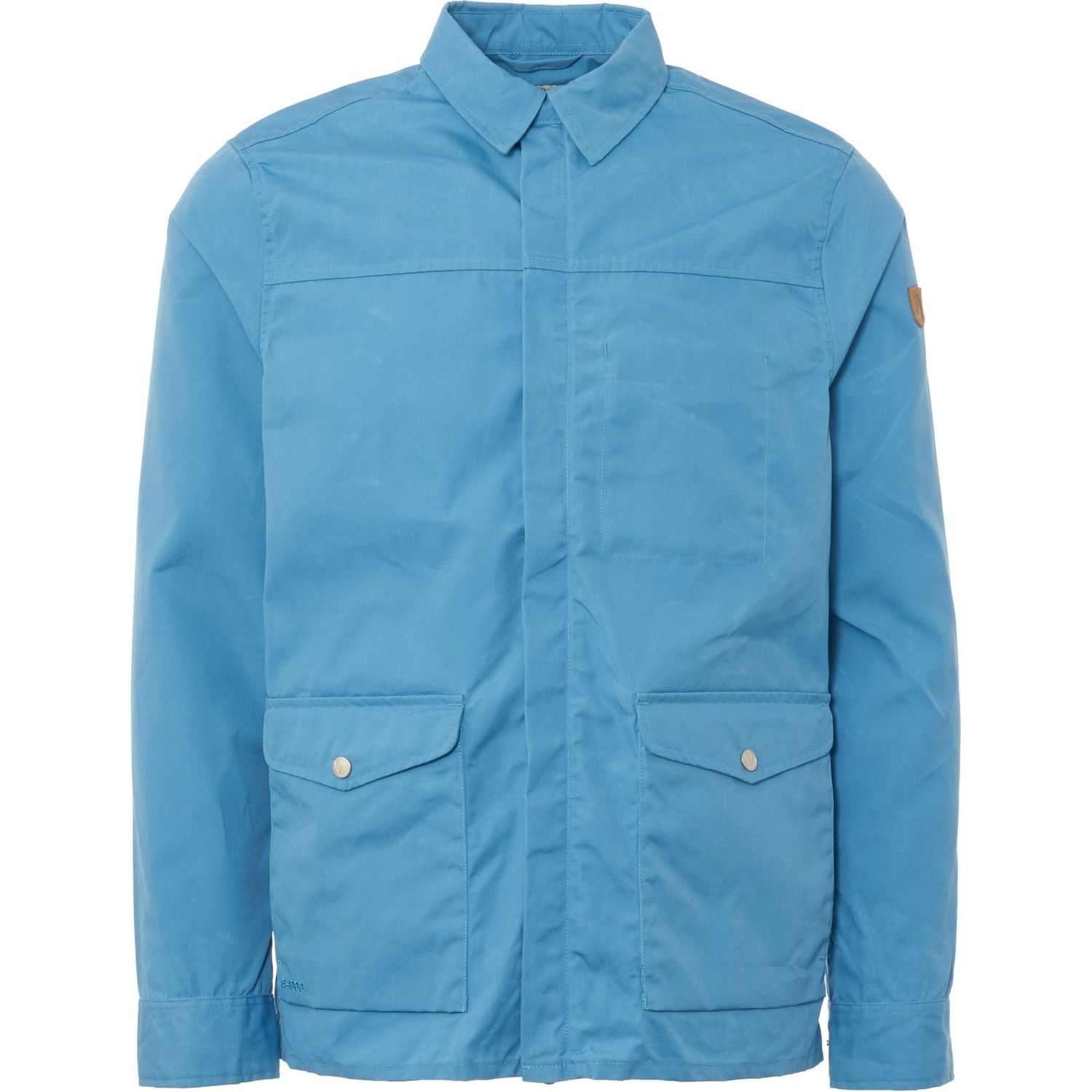 FjallRaven Men&#39;s Greenland Zip Shirt Jacket, Size: Lrg, Colour: Azure Blue