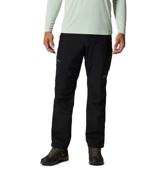 Mountain Hardware Men&#39;s Exposure/2 Paclite Pant, Size: Small, Colour: Black, Length: Regular