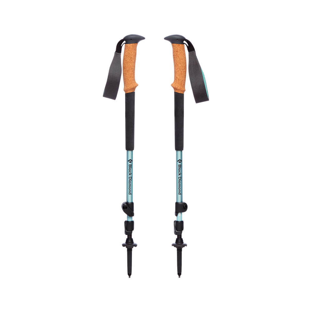 Black Diamond Women&#39;s Trail Cork Trekking Poles, Colour: Alpine Lake
