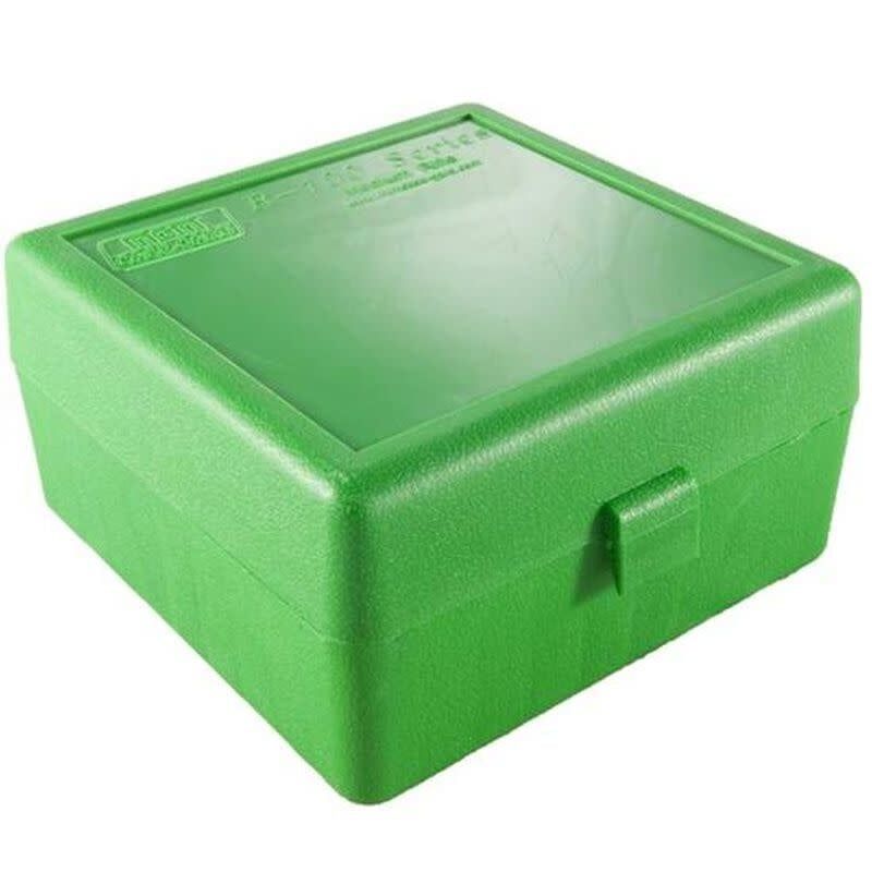 MTM Case-Gard RM-100 Series Rifle Flip Top Ammo Boxes, Color: Green, Size: RM-100