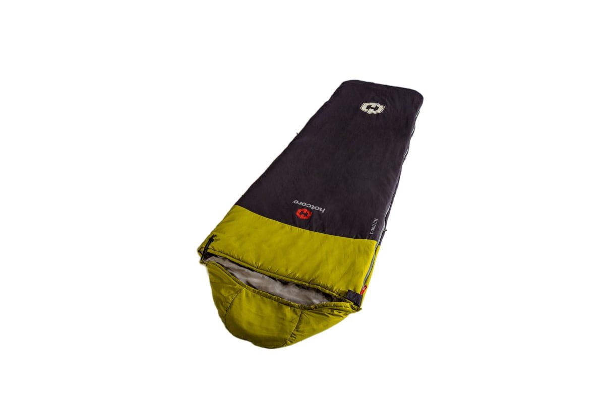 Hotcore Sleeping Bag T Series, Model/Rating: T-100 (0°C), Colour: Charcoal, Style: Tapered